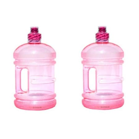 Ore Furniture Ore Furniture PG19LH-38-PKP2 H8O BPA Free Water Jug With Handle In Pink; 64 oz. PG19LH-38-PKP2